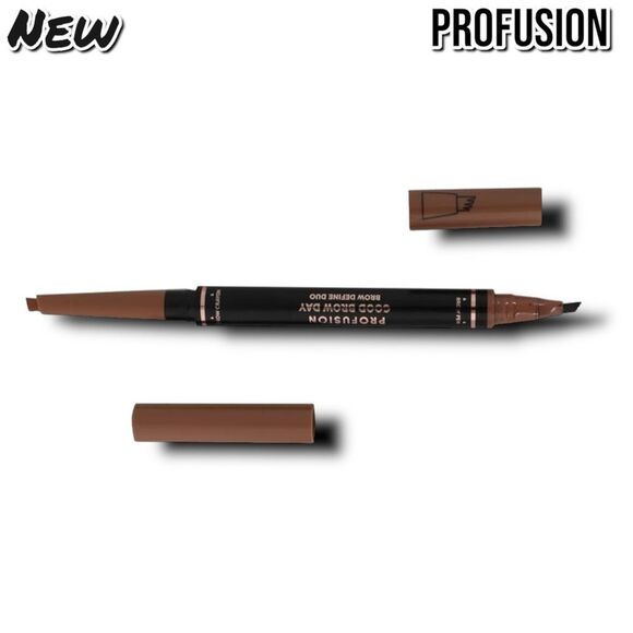 New NIB Profusion Good Brow Day Brow Define Duo – Taupe - Picture 2 of 8